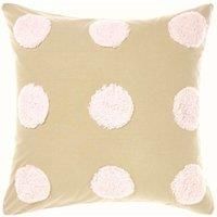 Linen House Haze Continental Pillowcase Sham, Pink/Sand, 65 x 65cm