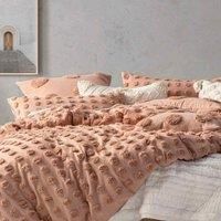 Linen House Haze Pillowcase Set, Maple, 50 x 75cm