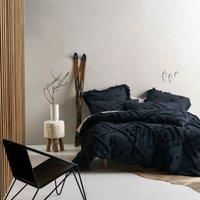 Linen House Adalyn Single Duvet Cover Set Cotton Indigo