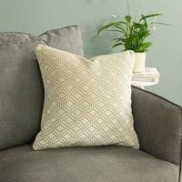 Paoletti Avenue Polyester Filled Cushion, Ivory, 45 x 45cm