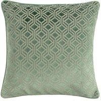Paoletti Avenue Polyester Filled Cushion, Mint, 45 x 45cm