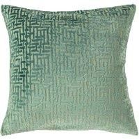 Paoletti Delphi Polyester Filled Cushion, Mint, 45 x 45cm