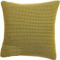 furn. Rowan Waffle 45cm x 45cm Filled Cushion Ochre