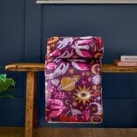 furn. Enchanted Printed Fleece Throw