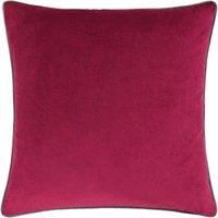 furn. Meridian Soft Velvet Luxury Plain Cushion (45 x 45 cm)