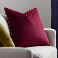 furn. Meridian Soft Velvet Luxury Plain Cushion (45 x 45 cm)