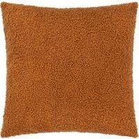 Yard Cabu Polyester Filled Cushion – Scandi Minimalist Chunky Boucle Textured Decorative Pillow (Ginger - 55x55cm)
