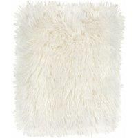 Furn Rowan Faux Fur Throw 130cm x 180cm Ecru