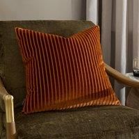 Paoletti Savoy Stripe Velvet Cushion