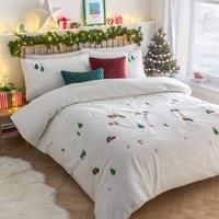 furn. Christmas Together Duvet Cover and Pillowcase Set