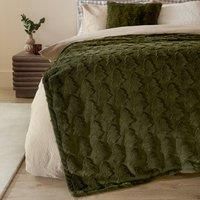 furn. Pines Faux Fur Winter Throw