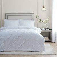 Paoletti Elysia Pinch Pleat Embroidered Duvet Cover Set