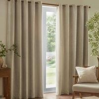 Yard Heavy Chenille Eyelet Curtains