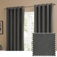 furn. The Ultimate Velvet Room Darkening Eyelet Curtain Pair