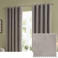 furn. The Ultimate Velvet 100% Blackout Eyelet Curtain Pair