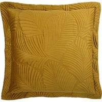 Paoletti Palmeria Polyester Filled Cushion, Gold, 60 x 60cm