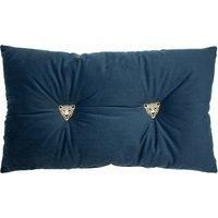 Paoletti Panther Pre-Filled Cushion, Navy, 30 x 50cm