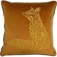 furn. Forest Fauna Fox Polyester Filled Cushion, Rust, 50 x 50cm