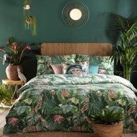 Furn Amazonia Exotic Rainforest Print Reversible Duvet Cover Set