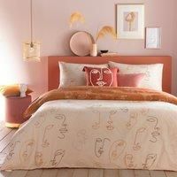 furn. Kindred Duvet Cover and Pillowcase Set, Polycotton, Apricot, Single