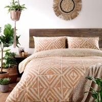 Furn Tanza Geometric Animal Print Reversible Duvet Cover Set