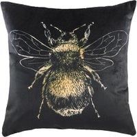 Evans Lichfield Gold Bee Velvet Cushions