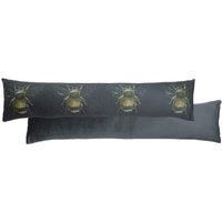 Evans Lichfield Gold Bee Draught Excluder, Dark Grey, 86 x 18 cm
