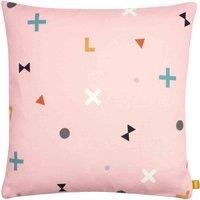 furn. Bitsa Polyester Filled Cushion, Blush, 43 x 43cm