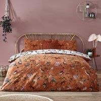 furn. Wildlings Tropical Duvet Cover Set Warm Sienna - Double