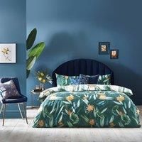 furn. Tigerlily Duvet Cover Set, Eucalyptus, Single