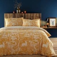 furn. Winter Woods Duvet Cover Set, Ochre, 230 x 220 cm