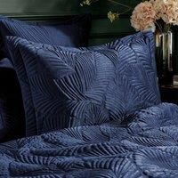 Paoletti Palmeria Quilted Velvet Pillowcase
