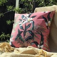 furn. Honolulu Outdoor Polyester Filled Cushion, Pink, 43 x 43cm