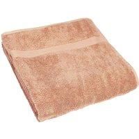 furn. The Linen Yard Loft Combed Cotton Bath Sheet - Pink 90 x 150cm