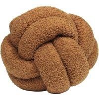 furn. Boucle Knot Cushion, Ginger, 30 x 30cm