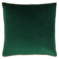 Paoletti Meridian Polyester Filled Cushion, Polyester, Emerald/Blush