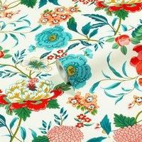 furn. Azalea Floral Printed Wallpaper, Multi