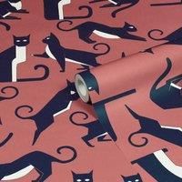 furn Geo Cat Wallpaper