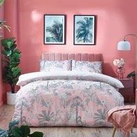 furn. Colony Palm Duvet Cover Set, Pink, King