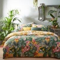 Furn Medinilla Tropical Jungle Print Reversible Duvet Cover Set