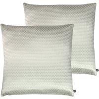 Prestigious Textiles Emboss Polyester Filled Cushions Twin Pack Cotton Feather