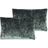 Kai Lynx Polyester Filled Cushions Twin Pack Viscose Cotton Oasis