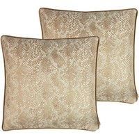 Kai Viper Polyester Filled Cushions Twin Pack Rust 50 x 50cm