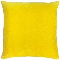 furn. Tanda Polyester Filled Cushion, Cotton, Lemon/Lilac