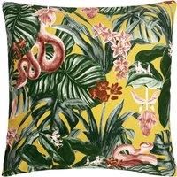 furn. Medinilla Outdoor Polyester Filled Cushion, Mustard, 43 x 43cm