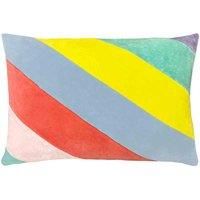 furn. Della Polyester Filled Cushion, Cotton, Pastels