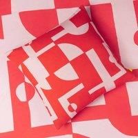Manhattan Abstract Printed Cushion