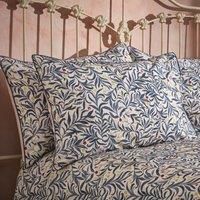 EW by Edinburgh Weavers Malory Pillowcase Pair, Navy, 50 x 75cm