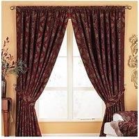 Paoletti Shiraz Pencil Pleat Curtains,168 x 183cm