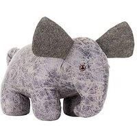 Paoletti Ernest Elephant Faux Leather Novelty Doorstop